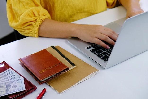 A close-up shot of a person using a tax preparation software on a laptop. The screen displays various fields and calculations related to self-employment income and deductions. A calculator and pen are visible on the desk.