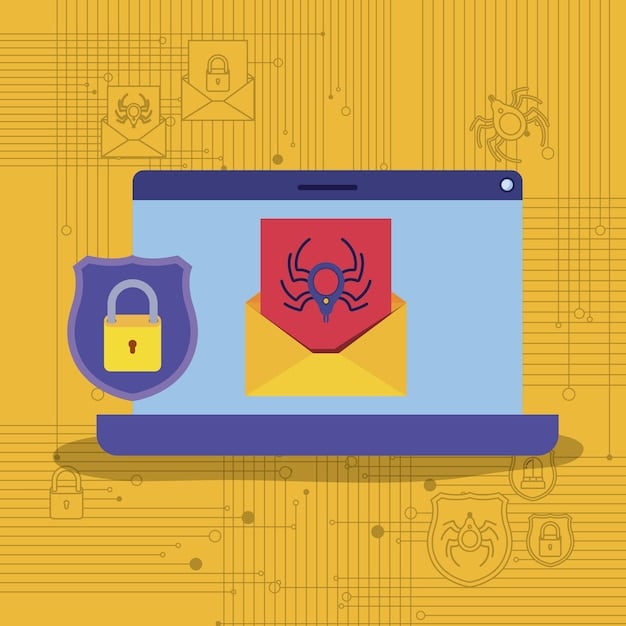A graphic illustrating different types of cyber threats targeting online businesses, such as phishing emails, malware attacks, and fake websites. The image is designed to educate viewers about the various risks involved.