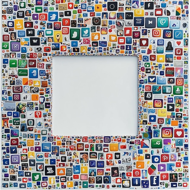 A collage of various social media platform logos (Facebook, Instagram, Twitter, LinkedIn, etc.) arranged in a visually appealing manner. The image conveys the importance of social media marketing for online businesses.