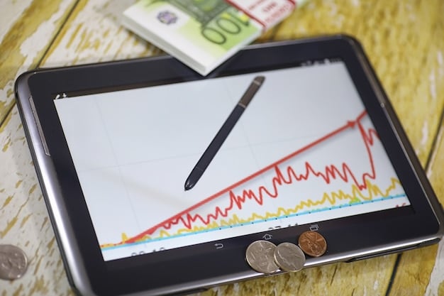 A graph comparing average interest rates for traditional savings accounts, bonds, and peer-to-peer lending platforms over the past five years, showing P2P lending consistently offering higher returns but also indicating periods of volatility.