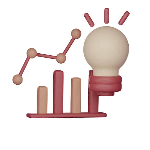 Animated graphic showing a rising bar chart representing business growth, with gears turning and lightbulb icons, surrounded by dollar signs and a simplified tax document, illustrating strategies for business adaptation and success.