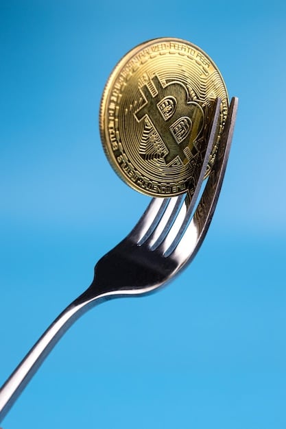 A diagram illustrating the two main types of crypto forks: a 'soft fork' showing a single chain with a new branch seamlessly integrating, and a 'hard fork' showing a complete split into two distinct, parallel chains.