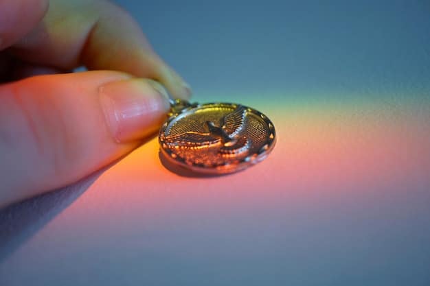 A digital hand holding a shield over a collection of cryptocurrency coins and tokens, illustrating protection in the digital finance space.
